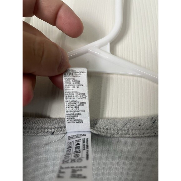 American Apparel Midi Short Sleeve Gray Dress Women Large - Picture 7 of 7